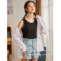 New product solid casual slim women sexy polo shirts